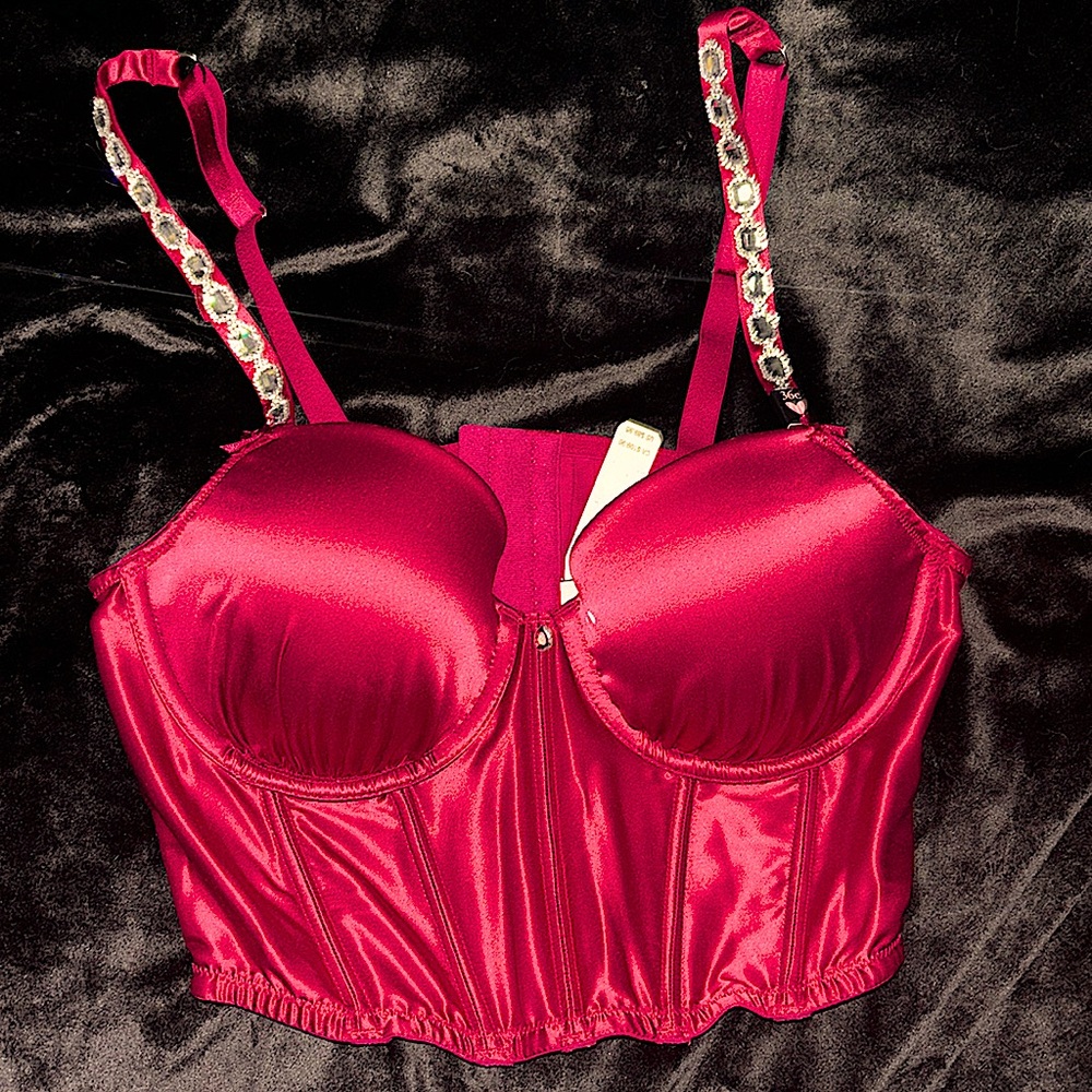 ❣️Maroon Victoria’s Secret Corset Bra / Top❤️